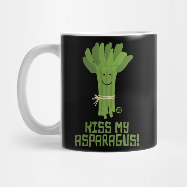 KISS MY ASPARAGUS by toddgoldmanart